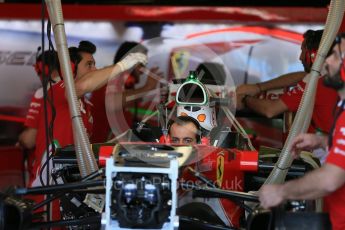 World © Octane Photographic Ltd. Haas F1 Team VF-16. Thursday 17th March 2016, F1 Australian GP - Thursday Pit Lane, Melbourne, Albert Park, Australia. Digital Ref : 1514LB1D9748