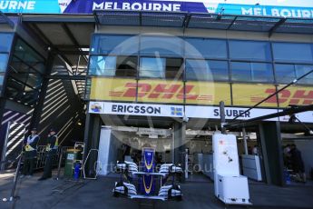 World © Octane Photographic Ltd. Sauber F1 Team C35 – Marcus Ericsson. Friday 18th March 2016, F1 Australian GP Practice 1, Melbourne, Albert Park, Australia. Digital Ref : 1514LB5D0841