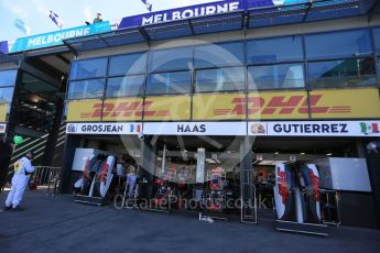 World © Octane Photographic Ltd. Haas F1 Team VF-16. Friday 18th March 2016, F1 Australian GP Practice 1, Melbourne, Albert Park, Australia. Digital Ref : 1514LB5D0856