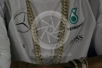 World © Octane Photographic Ltd. F1 Australian GP FIA Press Conference, Melbourne, Albert Park, Australia, Thursday 17th March 2016. Mercedes AMG Petronas – Lewis Hamilton. Digital Ref : 1515LB1D1446