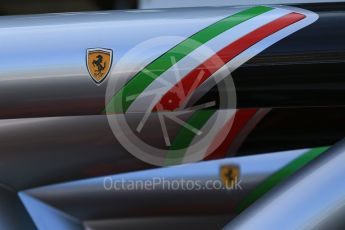 World © Octane Photographic Ltd. Scuderia Ferrari logo. Wednesday 16th March 2016, F1 Australian GP , Melbourne, Albert Park, Australia. Digital Ref : 1513LB1D9549