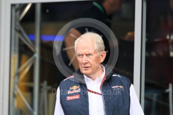 World © Octane Photographic Ltd. Red Bull Racing - Dr.Helmut Marko. Friday 1st July 2016, F1 Austrian GP Practice 1, Red Bull Ring, Spielberg, Austria. Digital Ref : 1598CB1D1818