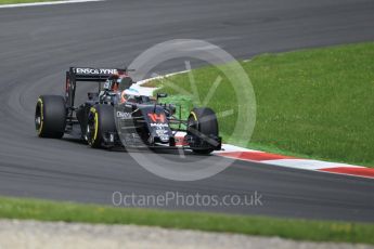 World © Octane Photographic Ltd. McLaren Honda MP4-31 (with new rear wing) – Fernando Alonso. Friday 1st July 2016, F1 Austrian GP Practice 1, Red Bull Ring, Spielberg, Austria. Digital Ref : 1598CB1D1900