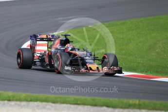 World © Octane Photographic Ltd. Scuderia Toro Rosso STR11 – Daniil Kvyat. Friday 1st July 2016, F1 Austrian GP Practice 1, Red Bull Ring, Spielberg, Austria. Digital Ref : 1598CB1D1904