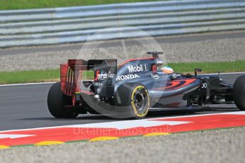 World © Octane Photographic Ltd. McLaren Honda MP4-31 (with new rear wing) – Fernando Alonso. Friday 1st July 2016, F1 Austrian GP Practice 1, Red Bull Ring, Spielberg, Austria. Digital Ref : 1598CB1D1935