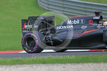 World © Octane Photographic Ltd. McLaren Honda MP4-31 (with new rear wing) – Fernando Alonso. Friday 1st July 2016, F1 Austrian GP Practice 1, Red Bull Ring, Spielberg, Austria. Digital Ref : 1598CB1D1984
