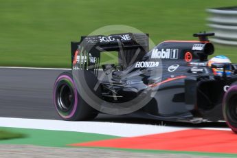 World © Octane Photographic Ltd. McLaren Honda MP4-31 (with new rear wing) – Fernando Alonso. Friday 1st July 2016, F1 Austrian GP Practice 1, Red Bull Ring, Spielberg, Austria. Digital Ref : 1598CB1D2079