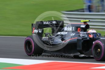 World © Octane Photographic Ltd. McLaren Honda MP4-31 (with new rear wing) – Fernando Alonso. Friday 1st July 2016, F1 Austrian GP Practice 1, Red Bull Ring, Spielberg, Austria. Digital Ref : 1598CB1D2093