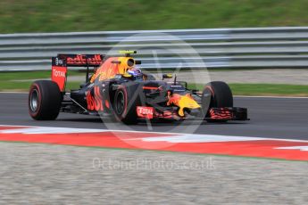 World © Octane Photographic Ltd. Red Bull Racing RB12 – Max Verstappen. Friday 1st July 2016, F1 Austrian GP Practice 1, Red Bull Ring, Spielberg, Austria. Digital Ref : 1598CB1D2132