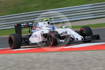 World © Octane Photographic Ltd. Williams Martini Racing, Williams Mercedes FW38 – Valtteri Bottas. Friday 1st July 2016, F1 Austrian GP Practice 1, Red Bull Ring, Spielberg, Austria. Digital Ref : 1598CB1D2145