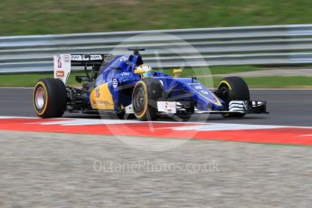 World © Octane Photographic Ltd. Sauber F1 Team C35 – Marcus Ericsson. Friday 1st July 2016, F1 Austrian GP Practice 1, Red Bull Ring, Spielberg, Austria. Digital Ref : 1598CB1D2201