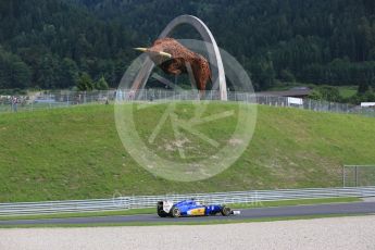 World © Octane Photographic Ltd. Sauber F1 Team C35 – Marcus Ericsson. Friday 1st July 2016, F1 Austrian GP Practice 1, Red Bull Ring, Spielberg, Austria. Digital Ref : 1598CB5D2679