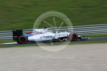 World © Octane Photographic Ltd. Williams Martini Racing, Williams Mercedes FW38 – Felipe Massa. Friday 1st July 2016, F1 Austrian GP Practice 1, Red Bull Ring, Spielberg, Austria. Digital Ref : 1598CB5D2697