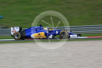 World © Octane Photographic Ltd. Sauber F1 Team C35 – Marcus Ericsson. Friday 1st July 2016, F1 Austrian GP Practice 1, Red Bull Ring, Spielberg, Austria. Digital Ref : 1598CB5D2706