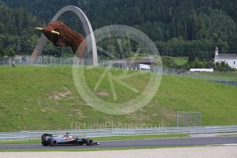 World © Octane Photographic Ltd. McLaren Honda MP4-31 – Fernando Alonso. Friday 1st July 2016, F1 Austrian GP Practice 1, Red Bull Ring, Spielberg, Austria. Digital Ref : 1598CB5D2782