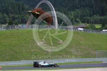 World © Octane Photographic Ltd. Mercedes AMG Petronas W07 Hybrid – Lewis Hamilton. Friday 1st July 2016, F1 Austrian GP Practice 1, Red Bull Ring, Spielberg, Austria. Digital Ref : 1598CB5D2800
