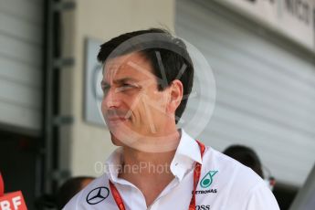 World © Octane Photographic Ltd. Mercedes AMG Petronas – Toto Wolff. Friday 1st July 2016, F1 Austrian GP Practice 1, Red Bull Ring, Spielberg, Austria. Digital Ref : 1598CB5D2827