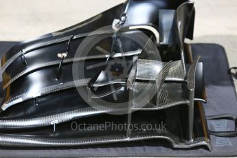 World © Octane Photographic Ltd. Sahara Force India VJM09 front wing detail. Friday 1st July 2016, F1 Austrian GP Practice 1, Red Bull Ring, Spielberg, Austria. Digital Ref : 1598CB5D2845