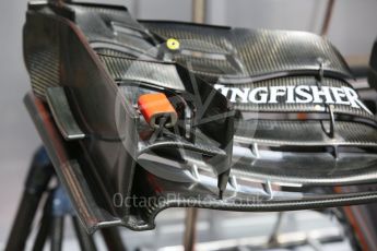 World © Octane Photographic Ltd. Sahara Force India VJM09 front wing detail. Friday 1st July 2016, F1 Austrian GP Practice 1, Red Bull Ring, Spielberg, Austria. Digital Ref : 1598CB5D2850