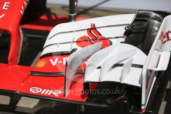 World © Octane Photographic Ltd. Scuderia Ferrari SF16-H front wing detail. Friday 1st July 2016, F1 Austrian GP Practice 1, Red Bull Ring, Spielberg, Austria. Digital Ref : 1598CB5D2866