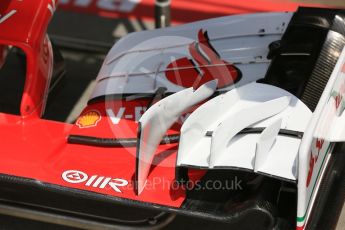 World © Octane Photographic Ltd. Scuderia Ferrari SF16-H front wing detail. Friday 1st July 2016, F1 Austrian GP Practice 1, Red Bull Ring, Spielberg, Austria. Digital Ref : 1598CB5D2868