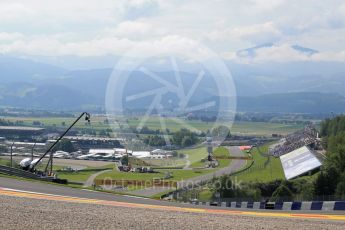 World © Octane Photographic Ltd. The view back down the track from turn 3. Friday 1st July 2016, F1 Austrian GP Practice 1, Red Bull Ring, Spielberg, Austria. Digital Ref : 1598LB1D4948