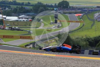 World © Octane Photographic Ltd. Manor Racing MRT05 - Pascal Wehrlein. Friday 1st July 2016, F1 Austrian GP Practice 1, Red Bull Ring, Spielberg, Austria. Digital Ref : 1598LB1D5038