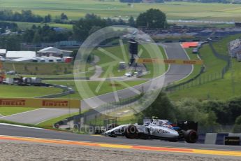 World © Octane Photographic Ltd. Williams Martini Racing, Williams Mercedes FW38 – Valtteri Bottas. Friday 1st July 2016, F1 Austrian GP Practice 1, Red Bull Ring, Spielberg, Austria. Digital Ref : 1598LB1D5066