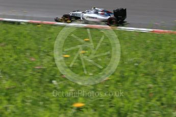 World © Octane Photographic Ltd. Williams Martini Racing, Williams Mercedes FW38 – Valtteri Bottas. Friday 1st July 2016, F1 Austrian GP Practice 1, Red Bull Ring, Spielberg, Austria. Digital Ref : 1598LB1D5307