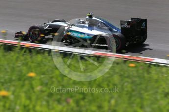 World © Octane Photographic Ltd. Mercedes AMG Petronas W07 Hybrid – Nico Rosberg. Friday 1st July 2016, F1 Austrian GP Practice 1, Red Bull Ring, Spielberg, Austria. Digital Ref : 1598LB1D5380