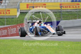World © Octane Photographic Ltd. Manor Racing MRT05 - Pascal Wehrlein. Friday 1st July 2016, F1 Austrian GP Practice 2, Red Bull Ring, Spielberg, Austria. Digital Ref : 1600CB1D2327