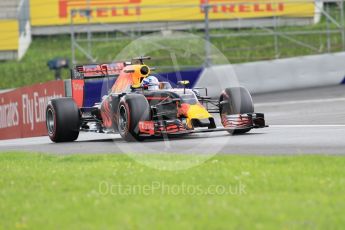 World © Octane Photographic Ltd. Red Bull Racing RB12 – Daniel Ricciardo. Friday 1st July 2016, F1 Austrian GP Practice 2, Red Bull Ring, Spielberg, Austria. Digital Ref : 1600CB1D2359
