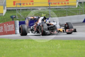 World © Octane Photographic Ltd. Scuderia Toro Rosso STR11 – Carlos Sainz. Friday 1st July 2016, F1 Austrian GP Practice 2, Red Bull Ring, Spielberg, Austria. Digital Ref : 1600CB1D2361