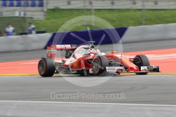 World © Octane Photographic Ltd. Scuderia Ferrari SF16-H – Sebastian Vettel. Friday 1st July 2016, F1 Austrian GP Practice 2, Red Bull Ring, Spielberg, Austria. Digital Ref : 1600CB1D2380