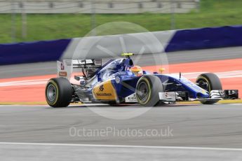 World © Octane Photographic Ltd. Sauber F1 Team C35 – Felipe Nasr. Friday 1st July 2016, F1 Austrian GP Practice 2, Red Bull Ring, Spielberg, Austria. Digital Ref : 1600CB1D2390