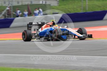 World © Octane Photographic Ltd. Manor Racing MRT05 – Rio Haryanto. Friday 1st July 2016, F1 Austrian GP Practice 2, Red Bull Ring, Spielberg, Austria. Digital Ref : 1600CB1D2402