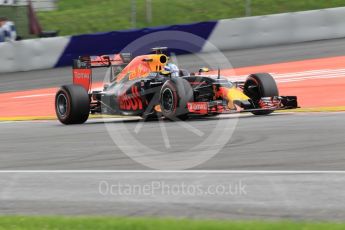 World © Octane Photographic Ltd. Red Bull Racing RB12 – Daniel Ricciardo. Friday 1st July 2016, F1 Austrian GP Practice 2, Red Bull Ring, Spielberg, Austria. Digital Ref : 1600CB1D2453