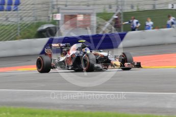World © Octane Photographic Ltd. Scuderia Toro Rosso STR11 – Carlos Sainz. Friday 1st July 2016, F1 Austrian GP Practice 2, Red Bull Ring, Spielberg, Austria. Digital Ref : 1600CB1D2456