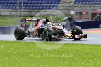 World © Octane Photographic Ltd. Scuderia Toro Rosso STR11 – Carlos Sainz. Friday 1st July 2016, F1 Austrian GP Practice 2, Red Bull Ring, Spielberg, Austria. Digital Ref : 1600CB1D2543