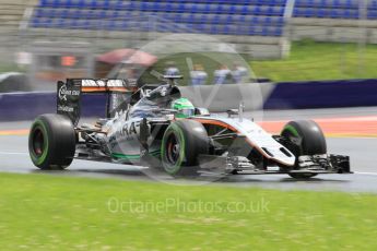 World © Octane Photographic Ltd. Sahara Force India VJM09 - Nico Hulkenberg. Friday 1st July 2016, F1 Austrian GP Practice 2, Red Bull Ring, Spielberg, Austria. Digital Ref : 1600CB1D2614