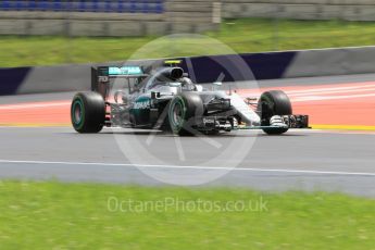 World © Octane Photographic Ltd. Mercedes AMG Petronas W07 Hybrid – Nico Rosberg. Friday 1st July 2016, F1 Austrian GP Practice 2, Red Bull Ring, Spielberg, Austria. Digital Ref : 1600CB1D2643