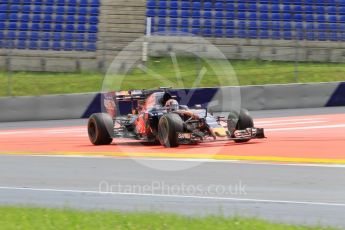 World © Octane Photographic Ltd. Scuderia Toro Rosso STR11 – Daniil Kvyat. Friday 1st July 2016, F1 Austrian GP Practice 2, Red Bull Ring, Spielberg, Austria. Digital Ref : 1600CB1D2653