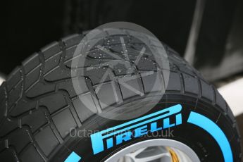 World © Octane Photographic Ltd. Pirelli wet tyre. Friday 1st July 2016, F1 Austrian GP Practice 2, Red Bull Ring, Spielberg, Austria. Digital Ref : 1600CB5D3186