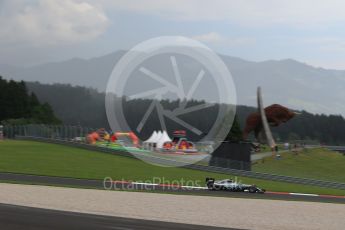 World © Octane Photographic Ltd. Mercedes AMG Petronas W07 Hybrid – Nico Rosberg. Friday 1st July 2016, F1 Austrian GP Practice 2, Red Bull Ring, Spielberg, Austria. Digital Ref : 1600LB1D5511