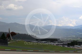 World © Octane Photographic Ltd. The approaching storm Friday 1st July 2016, F1 Austrian GP Practice 2, Red Bull Ring, Spielberg, Austria. Digital Ref : 1600LB1D5518