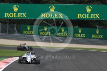 World © Octane Photographic Ltd. Williams Martini Racing, Williams Mercedes FW38 – Valtteri Bottas and Sahara Force India VJM09 - Nico Hulkenberg. Friday 1st July 2016, F1 Austrian GP Practice 2, Red Bull Ring, Spielberg, Austria. Digital Ref : 1600LB1D6352