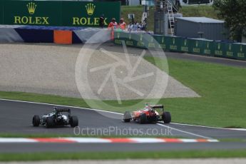 World © Octane Photographic Ltd. Scuderia Ferrari SF16-H – Kimi Raikkonen recovering to the track after an off. Friday 1st July 2016, F1 Austrian GP Practice 2, Red Bull Ring, Spielberg, Austria. Digital Ref : 1600LB1D6464