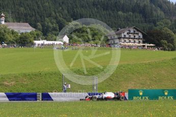 World © Octane Photographic Ltd. Haas F1 Team VF-16 - Esteban Gutierrez. Saturday 2nd July 2016, F1 Austrian GP Practice 3, Red Bull Ring, Spielberg, Austria. Digital Ref :1606CB5D3390