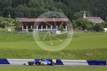 World © Octane Photographic Ltd. Sauber F1 Team C35 – Marcus Ericsson. Saturday 2nd July 2016, F1 Austrian GP Practice 3, Red Bull Ring, Spielberg, Austria. Digital Ref :1606CB5D3435