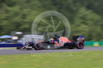 World © Octane Photographic Ltd. Scuderia Toro Rosso STR11 – Daniil Kvyat. Saturday 2nd July 2016, F1 Austrian GP Practice 3, Red Bull Ring, Spielberg, Austria. Digital Ref :1606CB5D3520